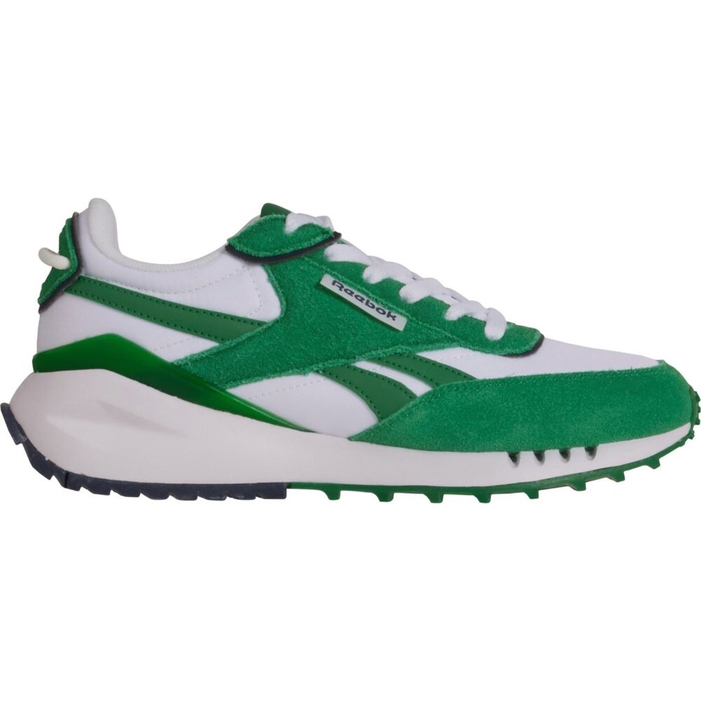 NEW REEBOK Suede Forte Racer Lifestyle Sneakers white/green for women 462tn - Picture 5 of 8